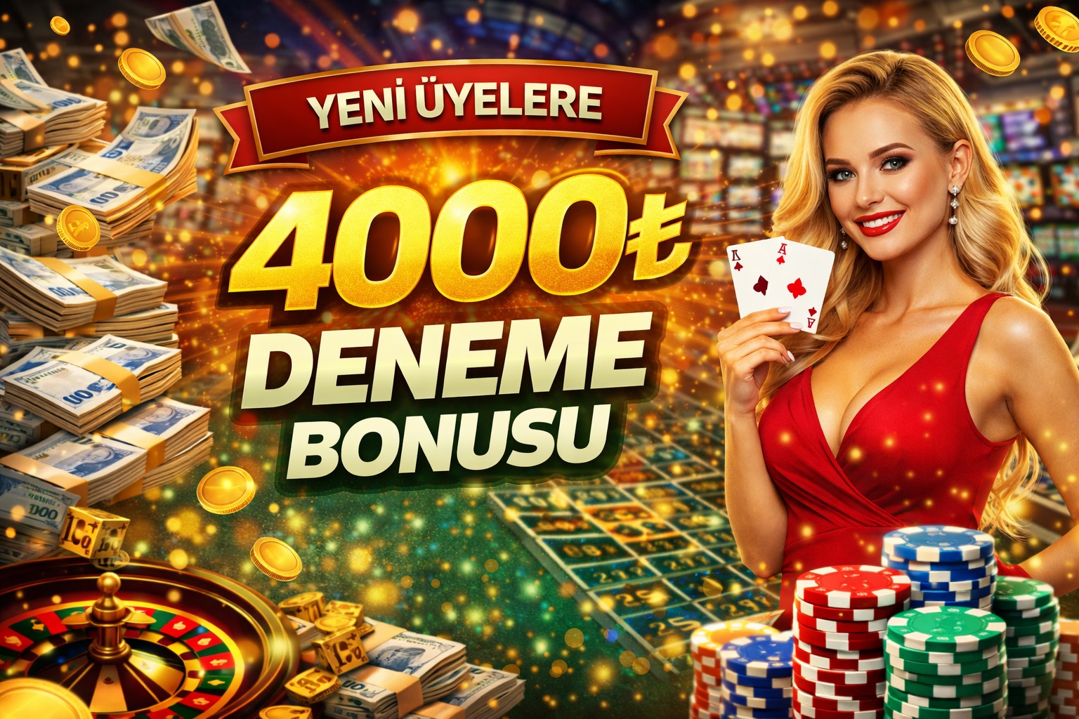 Yeni Üyelere 4000₺ Deneme Bonusu !